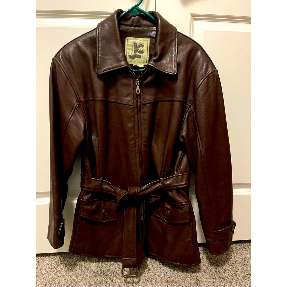Women’s leather coat